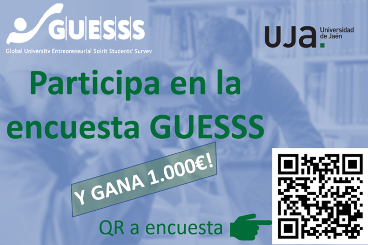 Cartel GUESSS 2025 con QR