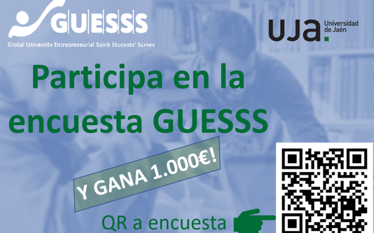 Cartel GUESSS 2025 con QR