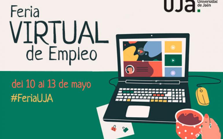 Cartel Feria virtual de empleo UJA 2022
